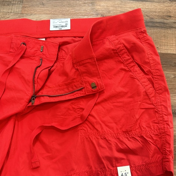 ST JOHNS BAY WOMENS SHORT 4.5” MID RISE ORANGE SIZE 18 W NEW - Picture 5 of 9